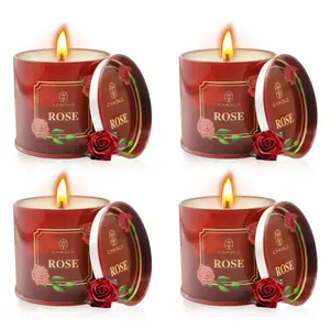 4-Pack Rose Candles! Tap the link  give Mom a gift she’ll love all year long ️ Rose scented candle = perfect Mother’s Day present