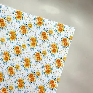 Polymer Clay Transfer Sheet – Water-Soluble, Jewelry Making, Earring Design, Seamless Pattern, Clay Tools - Yellow 3