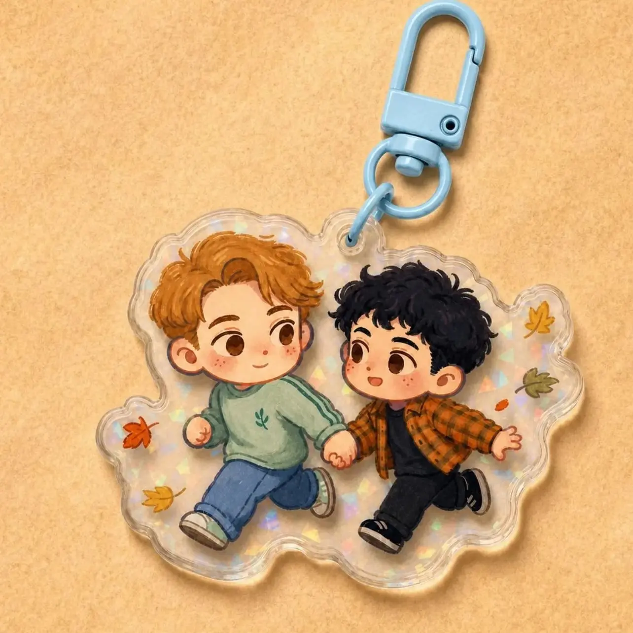 Heartstopper Forever Acrylic Keychain Charms,  Nick & Charlie Fans Gift