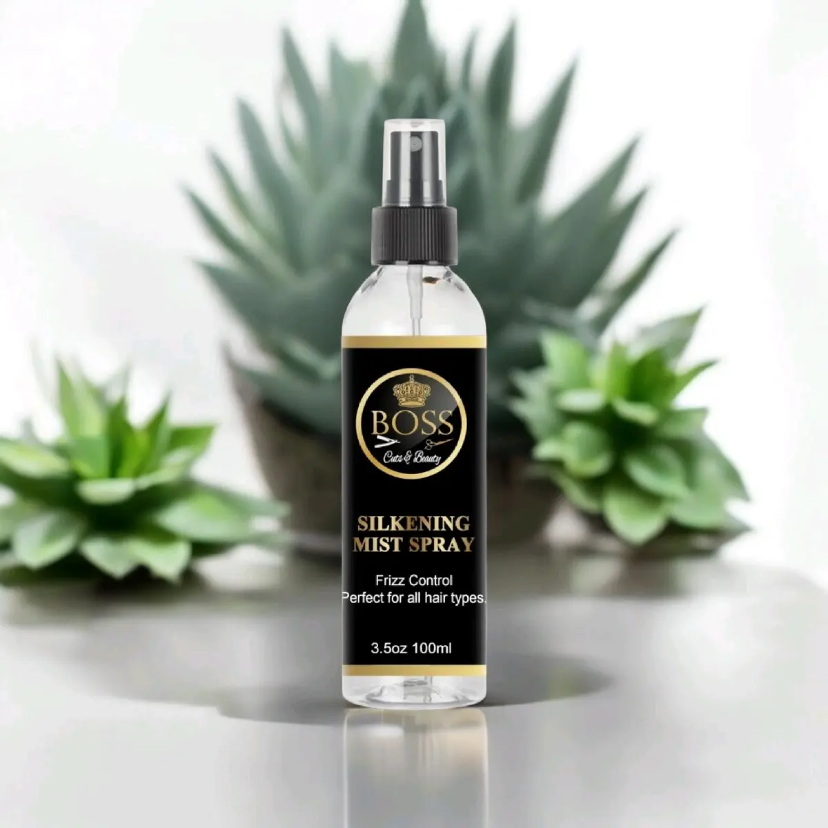 Hair Silkening Mist Spray - Lightweight Mist for Smooth, Frizz-Free Hair, Instant Brilliant Shine & Frizz-Free Finish Glossy Silky