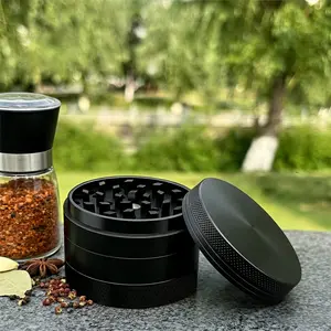 1 spice grinder, a manual herb, spice and seasoning grinder, suitable for kitchens, camping and parties, fashionable home decoration accessory
