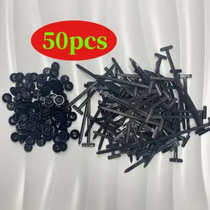 50/100PCS durable self-locking nylon zip ties with black plastic zipper heads - high-strength UV resistant fixator, suitable for automotive maintenance, home and outdoor multifunctional organizing tools