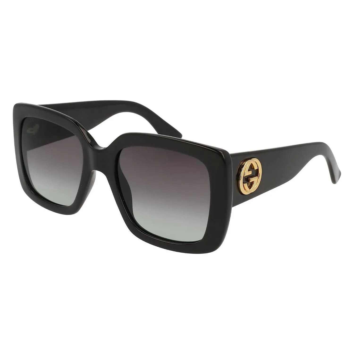 Gucci Gradient Grey Square Ladies Sunglasses GG0141SN 001 53