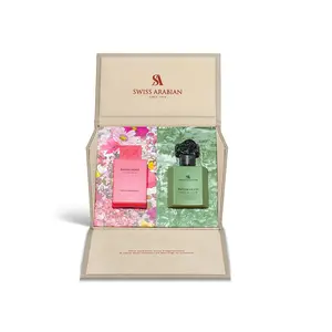 Patchouli 01 EDP + Shaghaf Nectar Blush EDP Gift Box | Floral Fruity & Modern Fougere Duo | Swiss Arabian