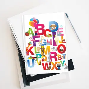 Colorful Animal ABC Journal for Kids, Alphabet Learning Notebook, Cute Writing Pad, Gift for Children, Educational Stationery
