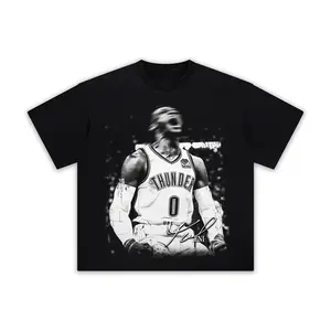 RUSSELL WESTBROOK T-Shirt, Unisex Streetwear for Men & Women, Basketball Sport Shirt Menswear Womenswear