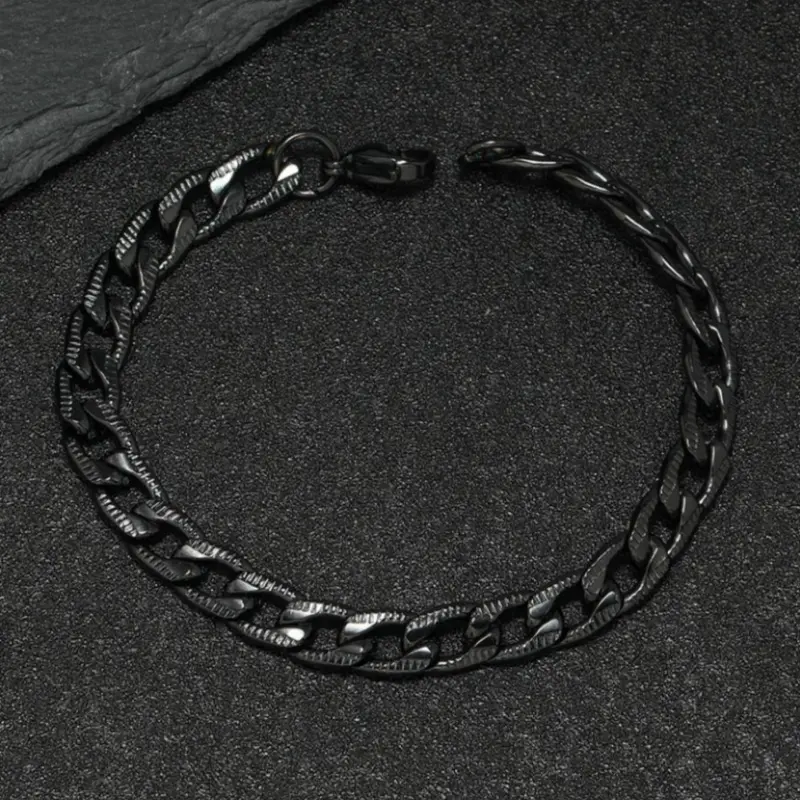 Unisex Street Trend Chain Decor Matching Bracelet, Trendy Minimalist Friendship Bracelet & Couple Bracelet, Chic All-match Jewelry As Gift for Girlfriend & Boyfriend, Trendy Fashionable Accessories, Stackable Bracelets, Adjustable Bracelet