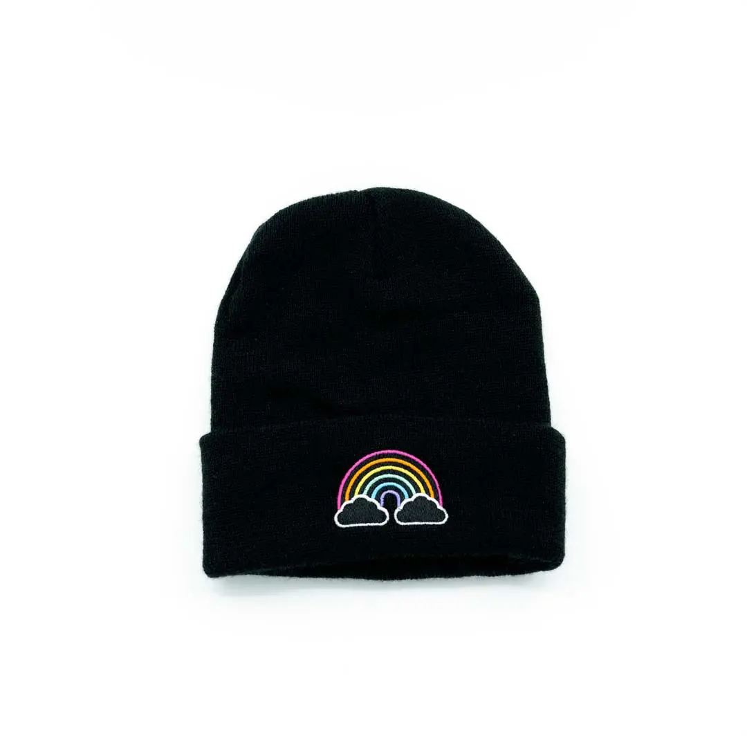 Neon Rainbow Beanie