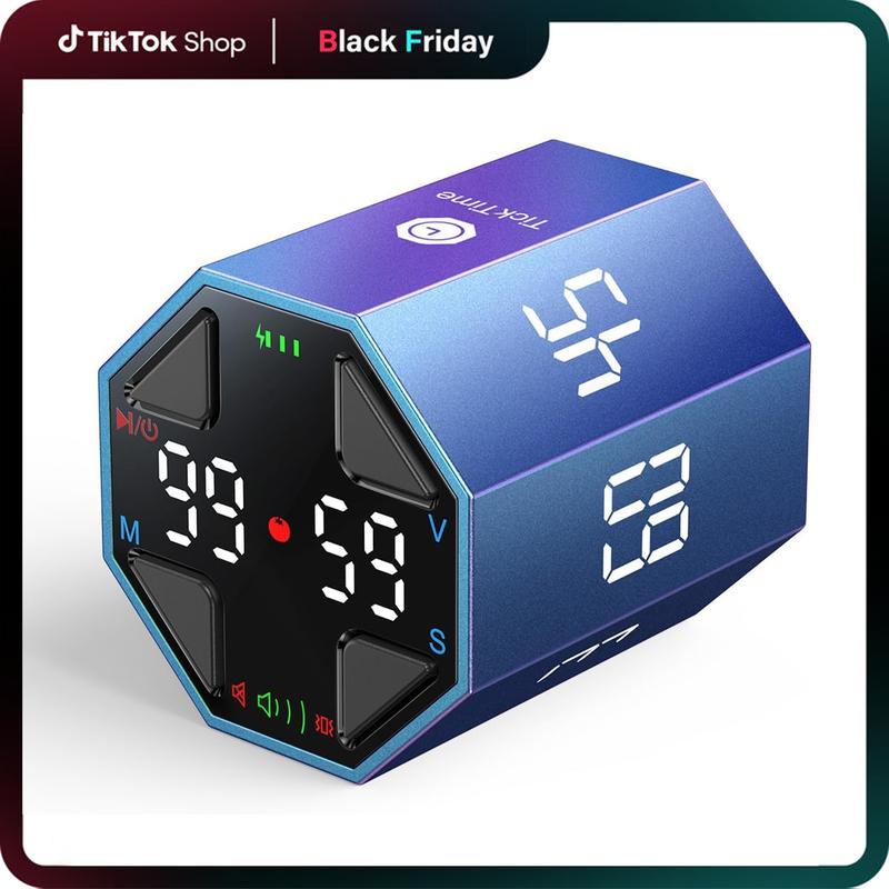 【Limited time】Ticktime Pomodoro Timer Cube, Productivity Timer, Pause ...