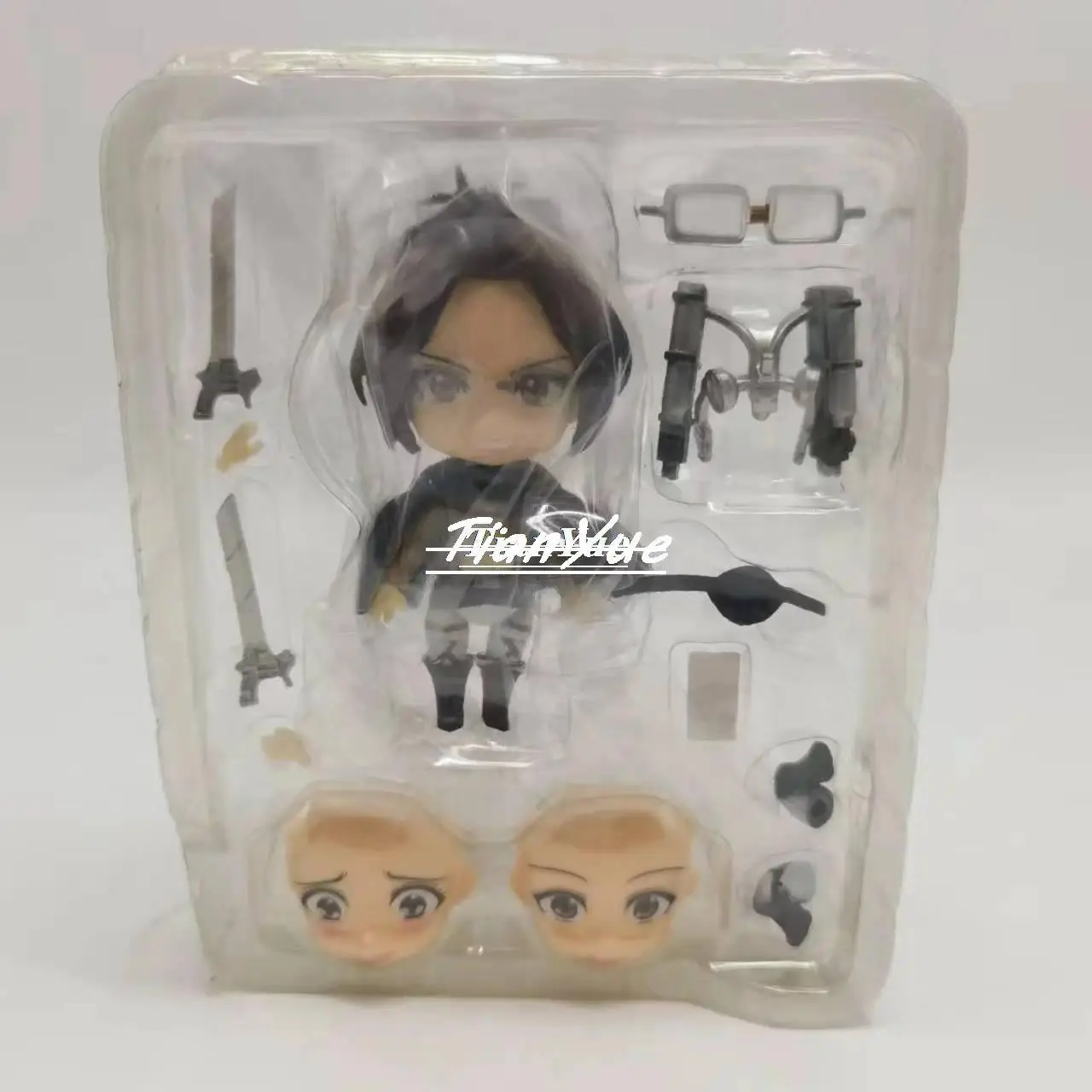 Attack on Titan Anime & Manga Hange Zoe 1123 Cute Version 10cm Action Figure Model Toy, No Box