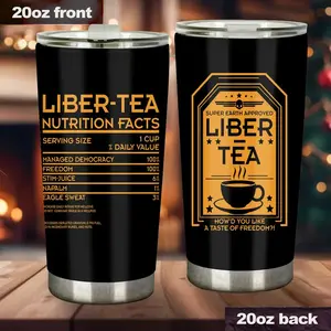 Liber Tea Mug, helldivers merch, video game gifts, Unique Tumbler coffee mugs