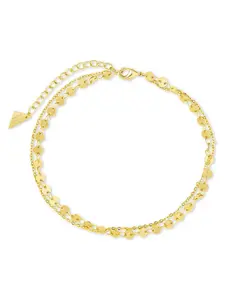 Eliana Layered Disc Chain Anklet