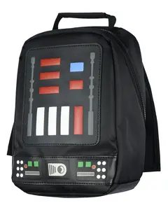Star Wars Darth Vader Lunch Box Tote Chest Plate with Cape Easy Carry Insulated Food Container Bag 10"