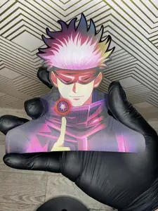 3D Lenticular Motion Car Sticker Decal Peeker - Satoru Gojo