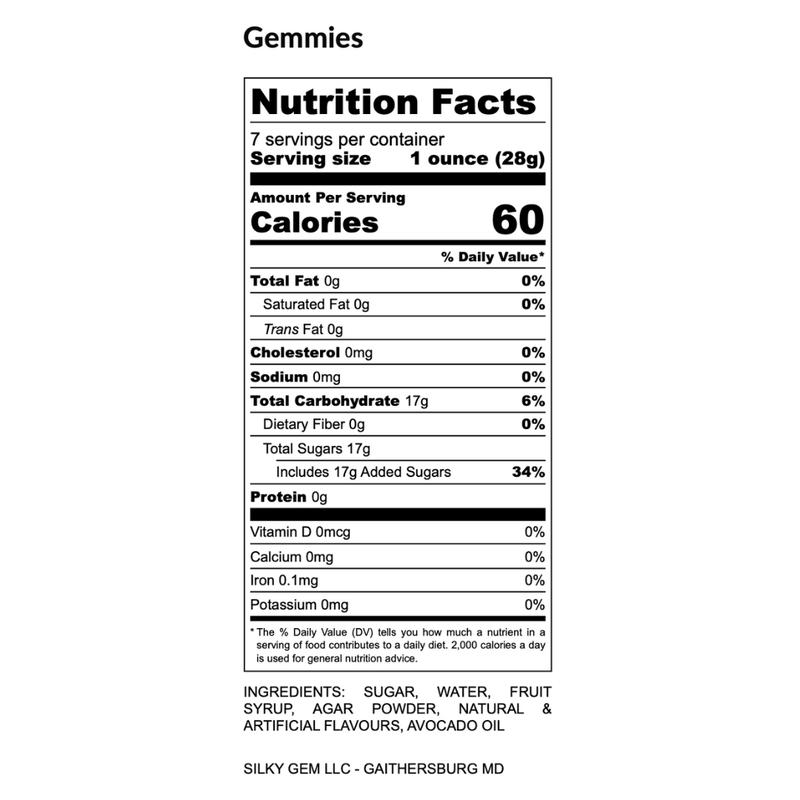 The Gemmies Edible Crystal Candy Collection - Handcrafted Vegan Gluten-Free Gourmet Snack - Perfect for ASMR Artists & Gift Giving - Made in USA