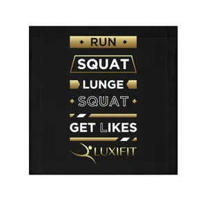 LuxiFit Run Squat Luncg Squat Face Towel