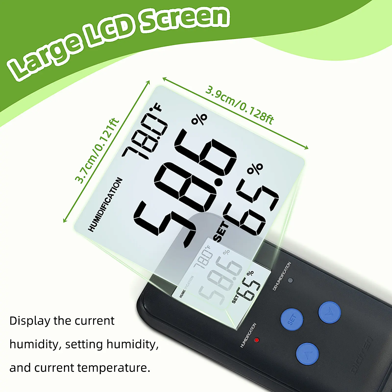 DIGITEN Humidity Controller Pre-Wired Digital Humidistat with ...