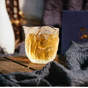 Ching Master | Unique Matte Master Crystal Glassware Teacup