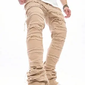 Manfinity EMRG Men Solid Ripped Jeans I discovered amazing product