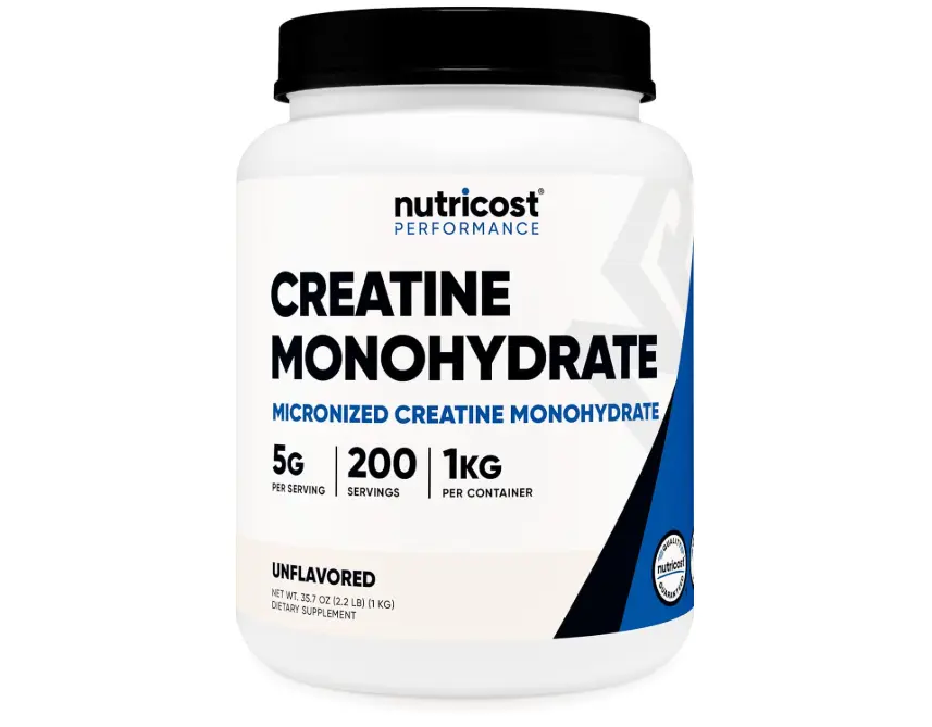 Nutricost Creatine Monohydrate Micronized Powder (1 KG)