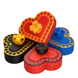 3D Printed Christmas Heart Stress Relief Gift Box, Cute Surprise Box for Holidays, Unique Fun Gifts for Friends, Lovers, Family