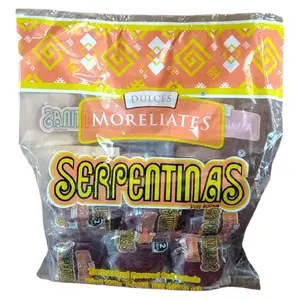 Dulces Moreliates Serpentinas Moreliates 30 Piezas Snack Tamarind Flavored Spiral Rolls Sour Hard Candy Powder Sour Candy