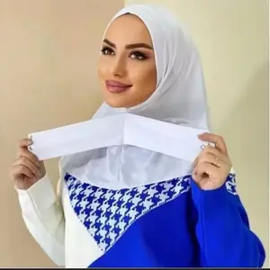 Instant Hijab, Ready To Wear ,Sports Hijab, Scarf ,Jersey Hijab,Headscarves/Solid Color Front Tied Hijab /Ninjacap/underscarf