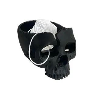 Skull Shaped Yarn Bowl ideal for Crochet and Knitting