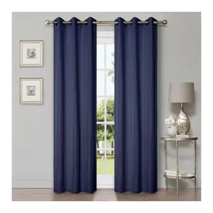 Superior Linen Modern Blackout 2-Piece Curtain Set, 42" x 96"