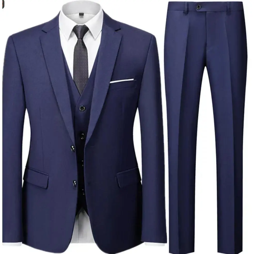 Two buttons in navy blue