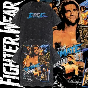 Fighter.Wear - Adam Copeland Edge Style MMA, WWE, UFC, Gymer Retro Old Graphic Cotton T-Shirt hoodie Vintage Graphic Print Cotton T-shirt, 1 side, Y2K Streetwear Tee, Underground Style, Gen Z Fashion, Christian Graphic Tee, sopula, hellstar