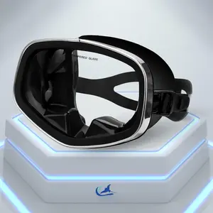 Scuba Mask with Drain Valve Wide View Suitable for Adults Scuba Diving, Free Diving, and Snorkeling Goggles Mask