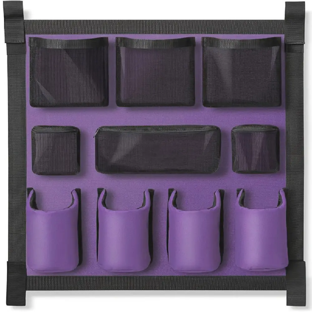 Horse Tack Storage Bag Large-Capacity Horse Trailer Organizer Multi-Pocket Horse Trailer Grooming Bag for Horse Brush Comb Bottle