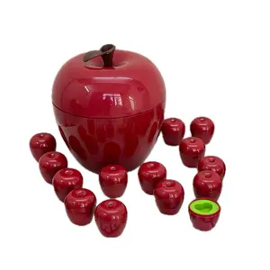 Apple Twisted Egg (24 pcs), parent-child interactive shape matching, concentration training puzzle toy, color recognition classification tabletop game