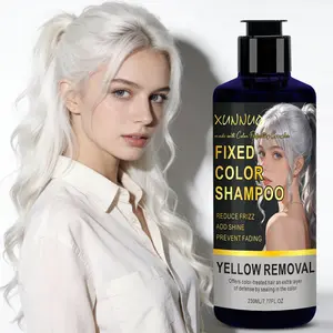 Removal Color Protection Shampoo Lotion, Misty Platinum Soft Shine Anti-Fade Post-Dye Hair Care, Emergency Treatment, Frizz