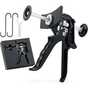 Speedy Brake Caliper Compressor, Heavy Duty Single Dual Brake Piston Compressor Tool for Brake Pad Replacement, Disc Brake Caliper Tool Compatible with Most Cars & Trucks, Black