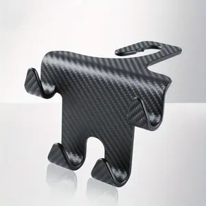 Upgrade Your Car with the 2-in-1 Backseat Headrest Hook & Phone Holder - Universal Car Hook for Hanging & Holding!