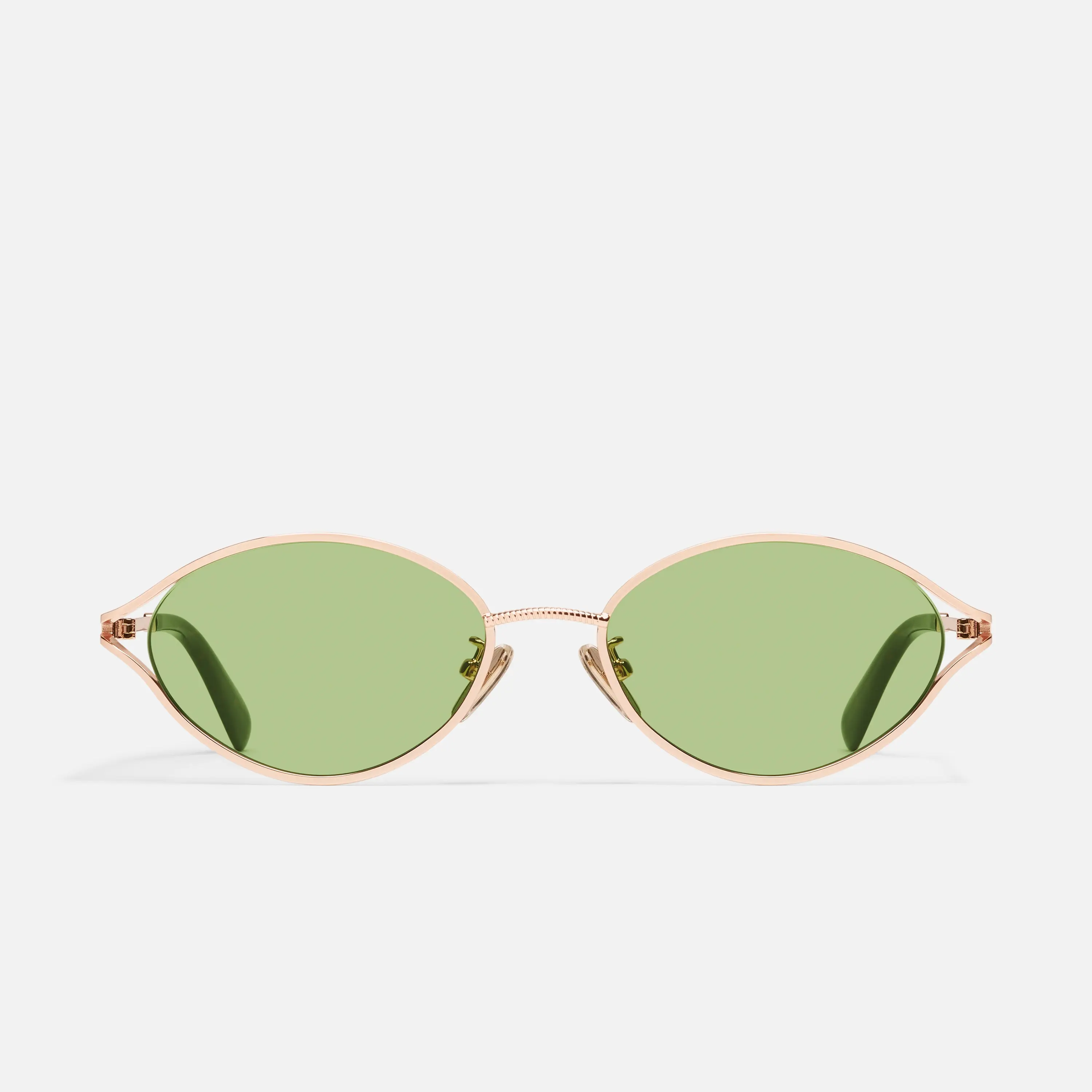 QUAY - YOU WISH new oval narrow Women's Fashion Sunglasses, Stylish Eyewear Accessory with twisted arm detail