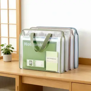 Large Capacity A4 Vertical File Organizer - 13-Pocket Expanding Document Holder, Waterproof, Durable ABS Plastic - For Students & Office Workers - Ideal for School, Office & Travel - Back to School Gift