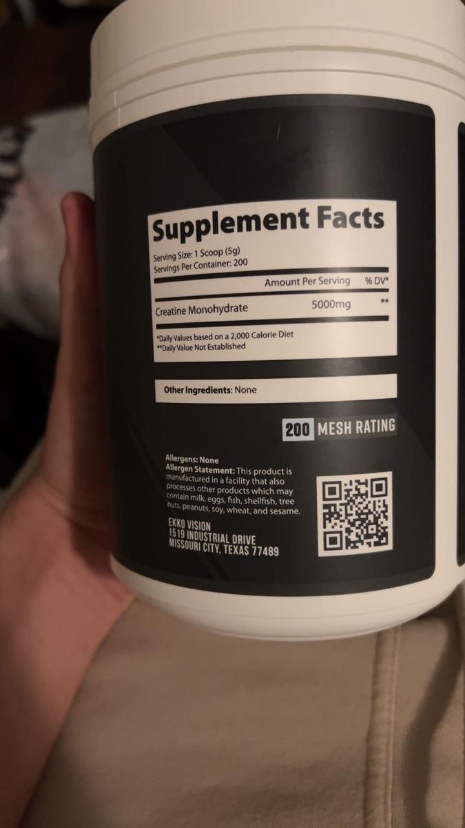 Item: 200 Servings, Unflavored