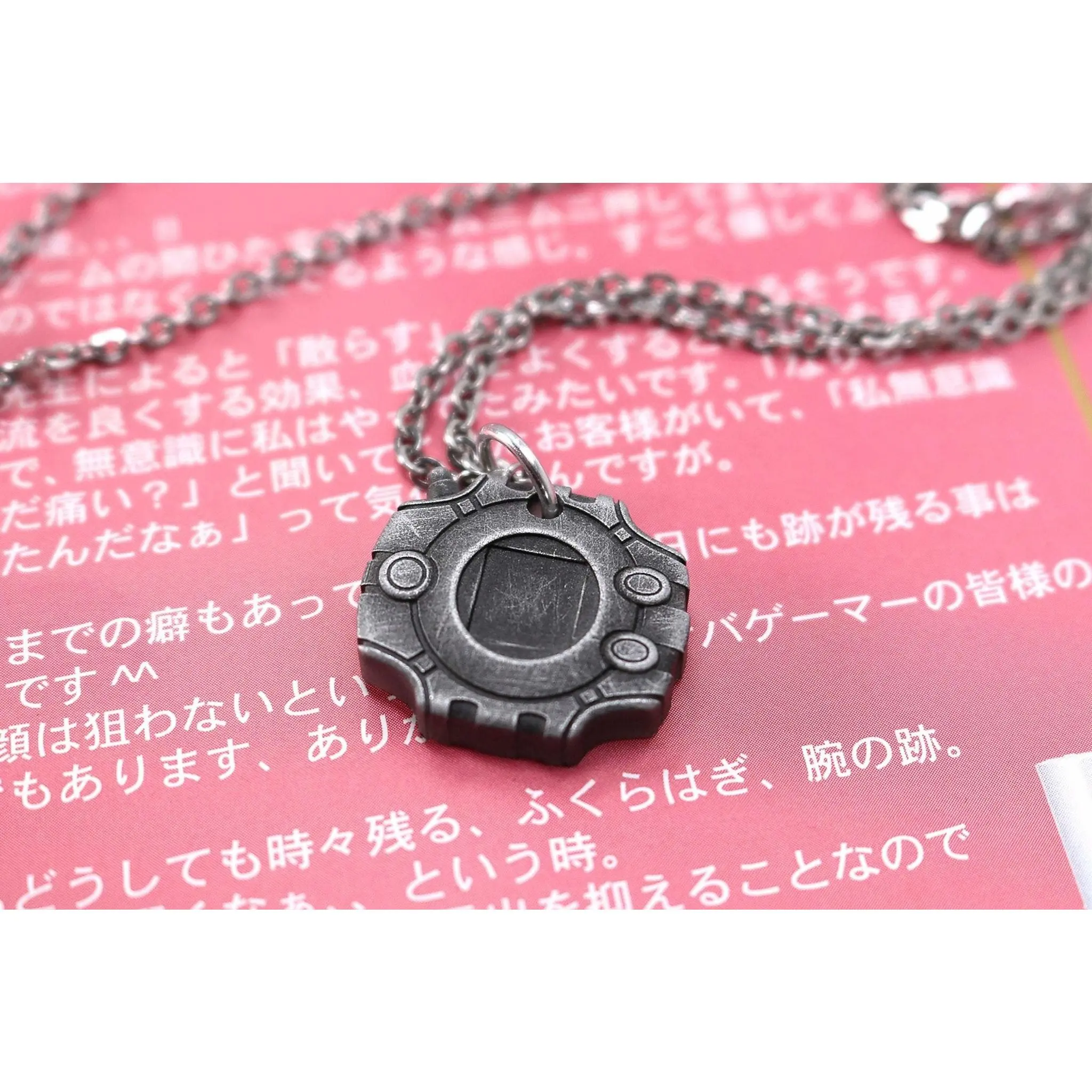 Digimon Digivice Locket - Digimon Adventure Mechanical Hand Pendant Crystal Pendant