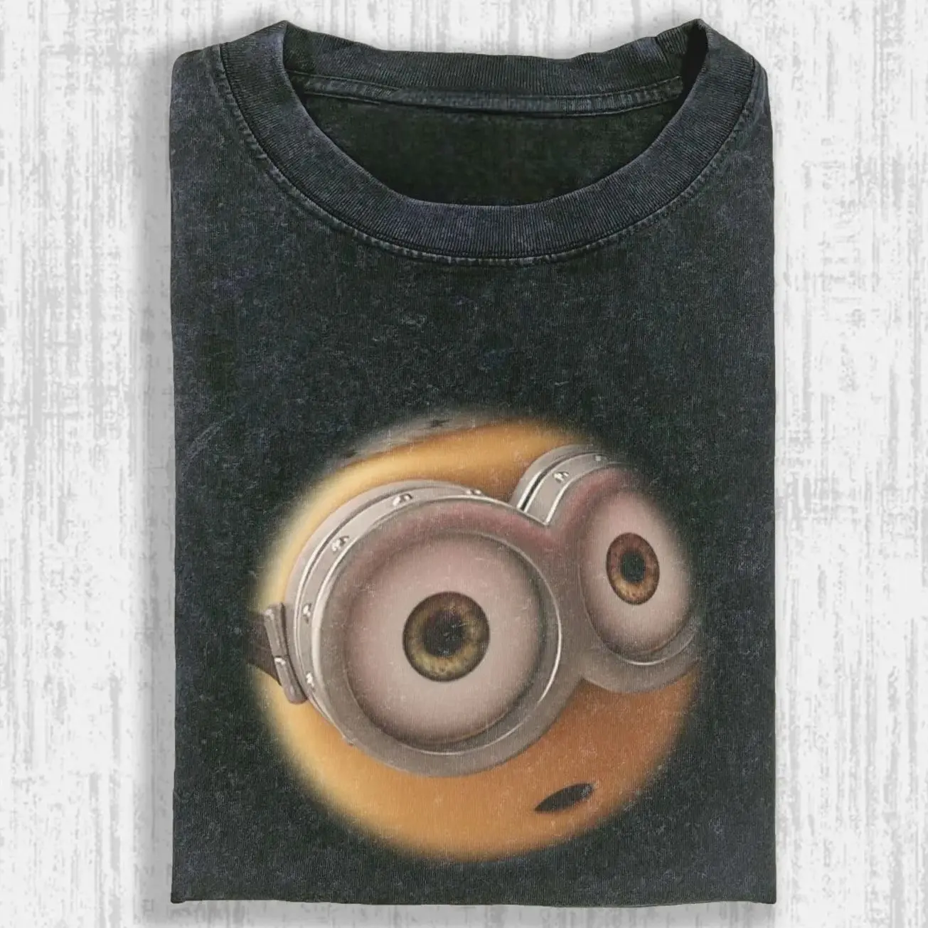 Cartoon Yellow Figure Shirt, Minions Vibes Graphic Tee,Retro Streetwear Shirt, Unisex Trendy Apparel