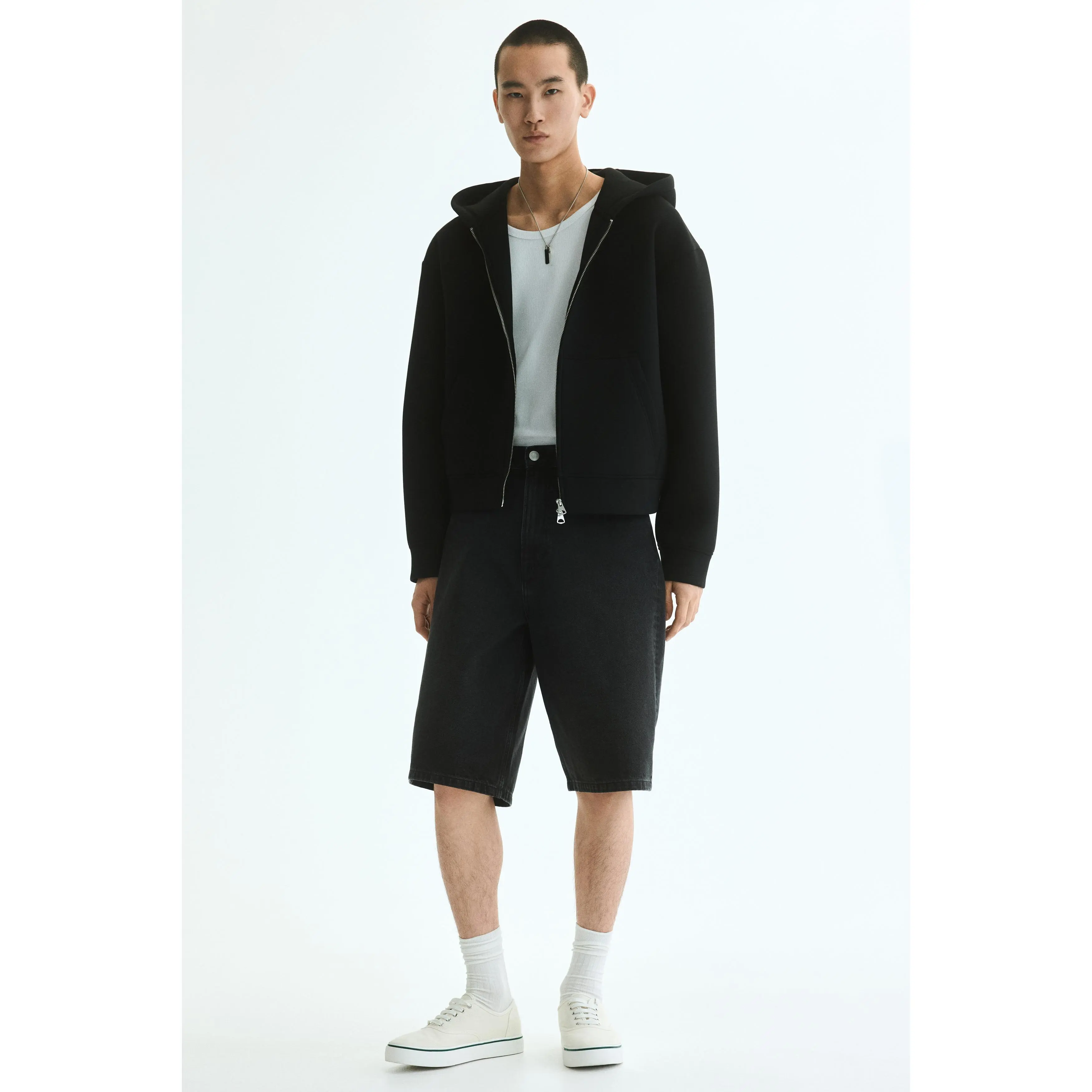 H&M Loose Fit Scuba Zip-through hoodie H&M Loose Fit Scuba Zip-through hoodie