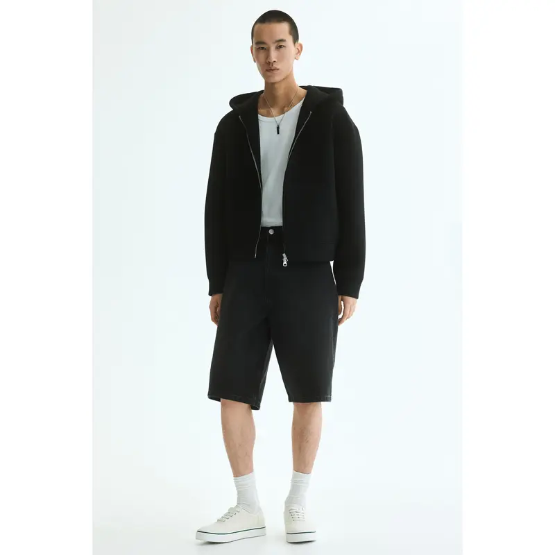 H&M Loose Fit Scuba Zip-through hoodie