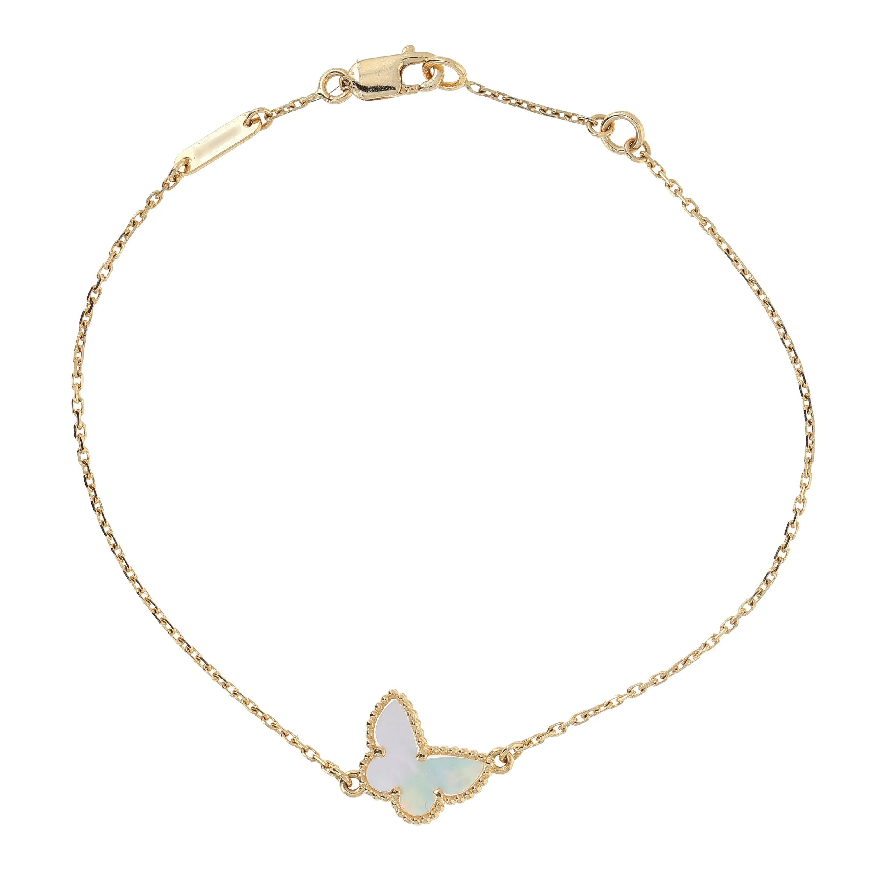 Pre-owned Van Cleef & Arpels Sweet Butterfly Bracelet