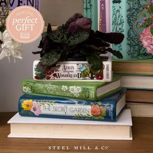 Ceramic Plant Pot for Home Decor, Original Small Book-Shaped Decorative Planter, Cute Bookshelf Accent for Book Lovers