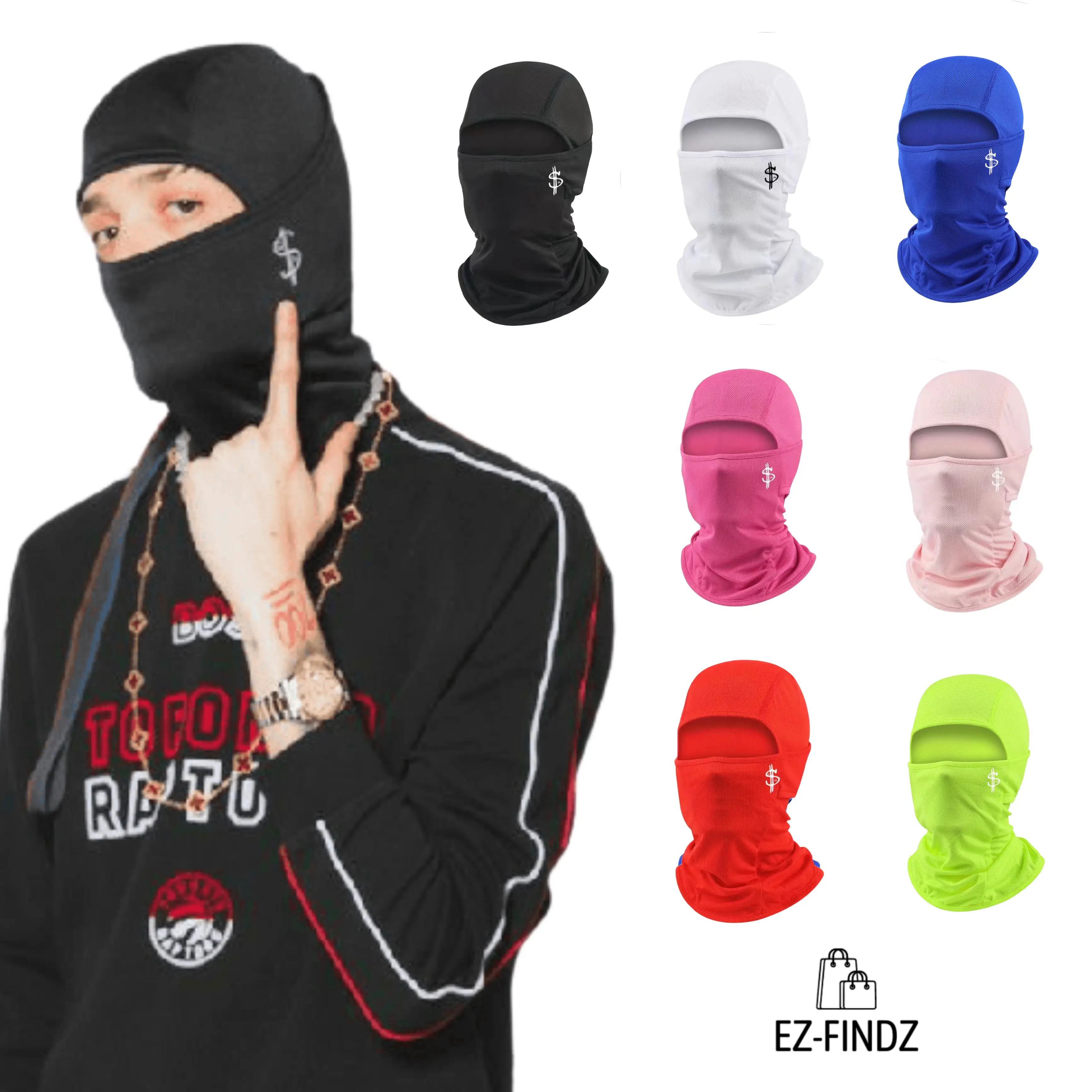 Peso Dollar Sign Ski Mask - Lightweight, Warm, Windproof, Cold Weather Face unisex beanie balaclava, dollar sign shiesty loose