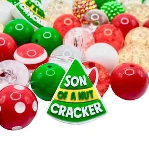 20pcs Bead Bundle 301 | Christmas Beads | Mix Beads | Bead Mix | Elf Beads | Holiday Gift Ideas beads