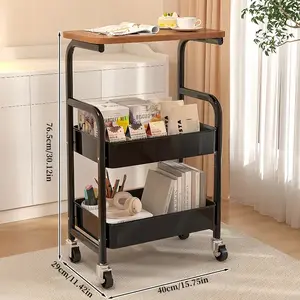 Mobile Rolling Storage Cart | Multi‑Layer Wheeled Organizer