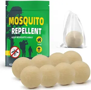 Outdoor Patio Mosquito Repellent, Natural Mosquito Repellent Indoors, Yard Mosquito Control, Patio Bug Barrier, Mosquito Repellent for Yards-8P,Halloween,Christmas gift